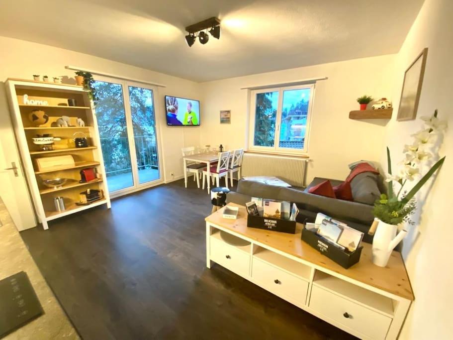 Beautiful Flat With Nice Lake And Mountain Views Weggis Exterior photo